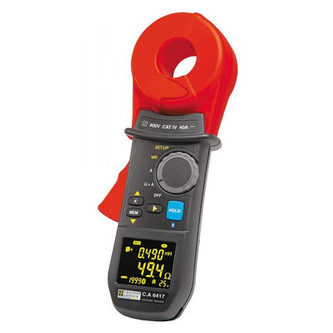 CHAUVIN ARNOUX P01122016 - C.A 6417 Loop resistance and inductance measurements and leakage current measurements Bluetooth