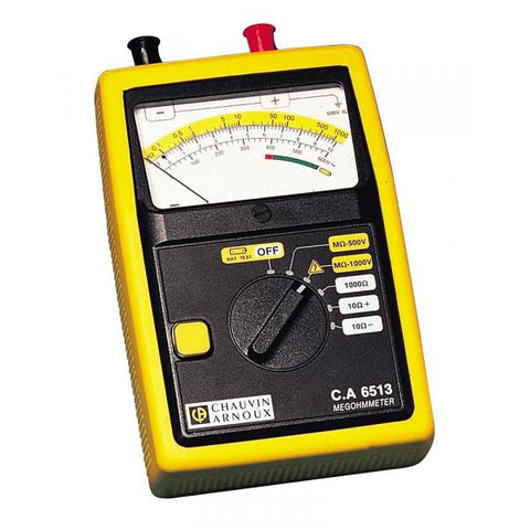 CHAUVIN ARNOUX - C.A 6513 Analog insulation meter 500V-1000V