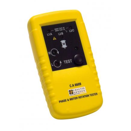 CHAUVIN ARNOUX - C.A 6609 Phase rotation and motor rotation direction tester with LED