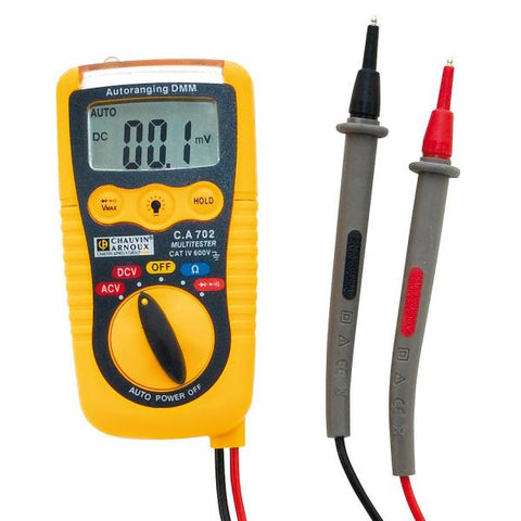 CHAUVIN ARNOUX P01191739Z - C.A 702 Pocket digital multimeter - 600V Cat. IV / 1.000V Cat. III