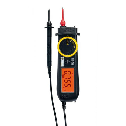 CHAUVIN ARNOUX P01191755 - C.A 755 Digital voltage tester AC 755 with fine tip (R/N) tips, 2 1.5V batteries and user manual in 5 languages