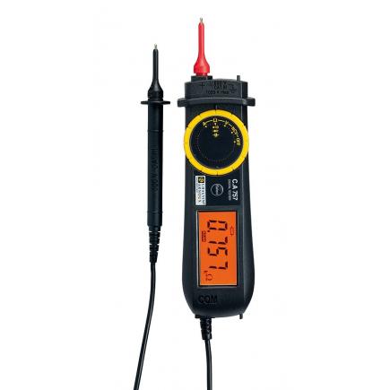 CHAUVIN ARNOUX P01191757 - C.A 757 Digital voltage tester AC 757 with fine tip (R/N) tips, 2 1.5V batteries and user manual in 5 languages and...