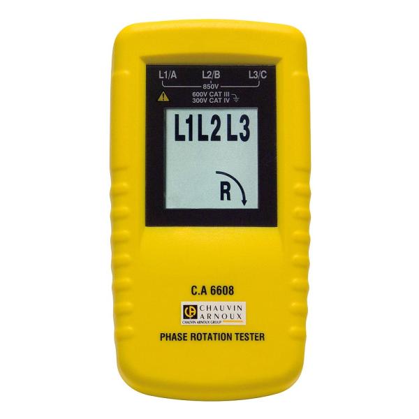 CHAUVIN ARNOUX P01191304A - CA6608 - Phase rotation tester in blister pack