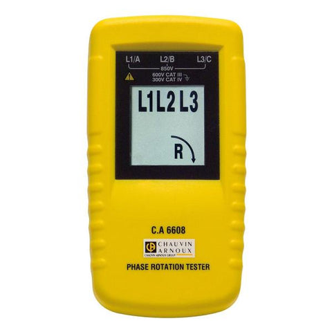CHAUVIN ARNOUX P01191304A - CA6608 - Phase rotation tester in blister pack