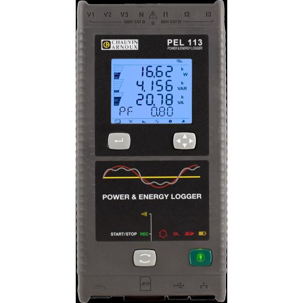 CHAUVIN ARNOUX P01157157 - Chauvin Arnoux PEL113 Power & Energy Logger no clamps