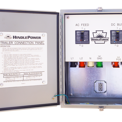 HindlePower Trailer Connection Panel Standard DC Trailer Connection Point
