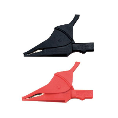 CHAUVIN ARNOUX - Crocodile clips (red and black)