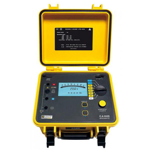 CHAUVIN ARNOUX - Digital megaohmmeter C.A 6505 50-5000 Vdc - easy use
