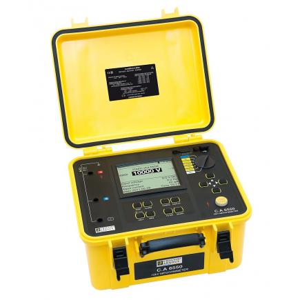 CHAUVIN ARNOUX - Digital megaohmmeter C.A 6550 10000 Vdc