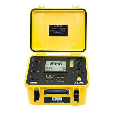 CHAUVIN ARNOUX - Digital megaohmmeter C.A 6555 15000 Vdc