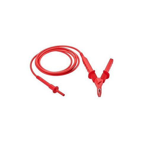 CHAUVIN ARNOUX P01295510 - High-voltage cable 5kV red with crocodile clip