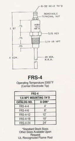 Auburn Ignitors FRS-4 SERIES