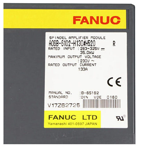 Ventiladoruc Servoaccionamiento A06B-6102-H130#H520