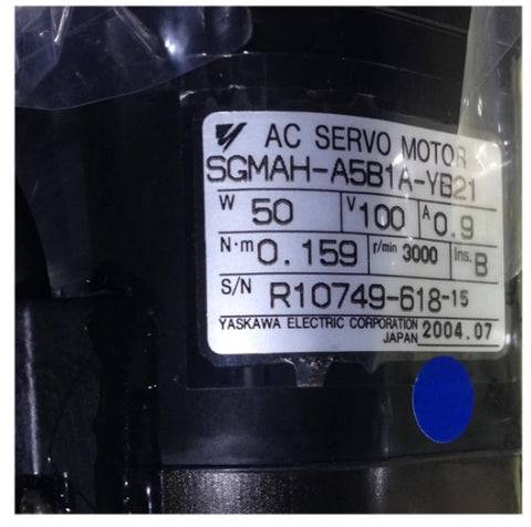 Yaskawa Servo Motor SGMAH-A5B1A-YB21