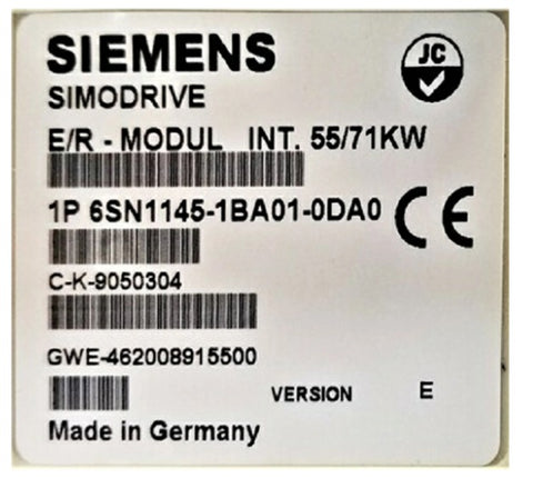 SIEMENS Servoaccionamiento 6SN1145-1BA01-0DA0