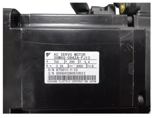 Yaskawa Servo Motor SGMAS-08A2A-FJ13