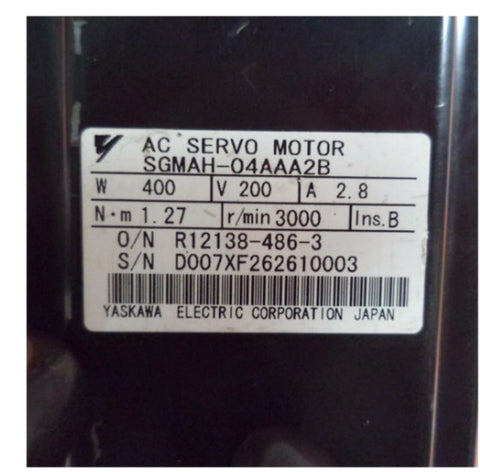 Yaskawa Servo Motor SGMAH-04AAA2B