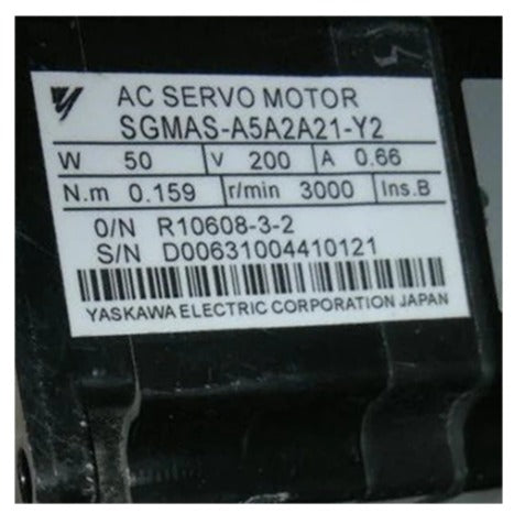 Yaskawa Servo Motor SGMAS-A5A2A21-Y2