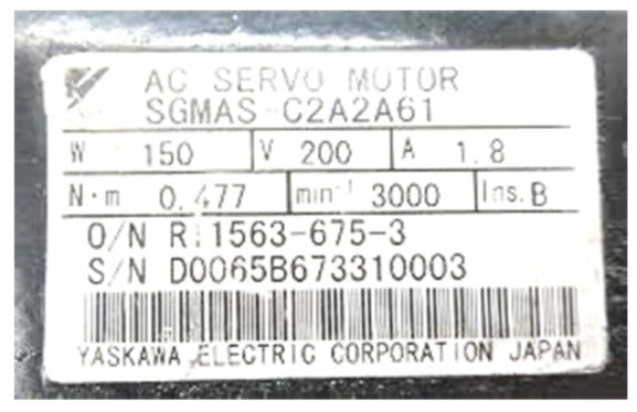 Yaskawa Servo Motor SGMAS-C2A2A61