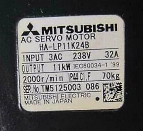 Mitsubishi Servo Motor HA-LP11K24B