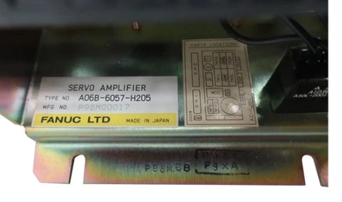 Ventiladoruc Servoaccionamiento A06B-6057-H205