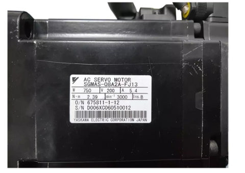 Yaskawa Servo Motor SGMAS-08A2A-FJ13