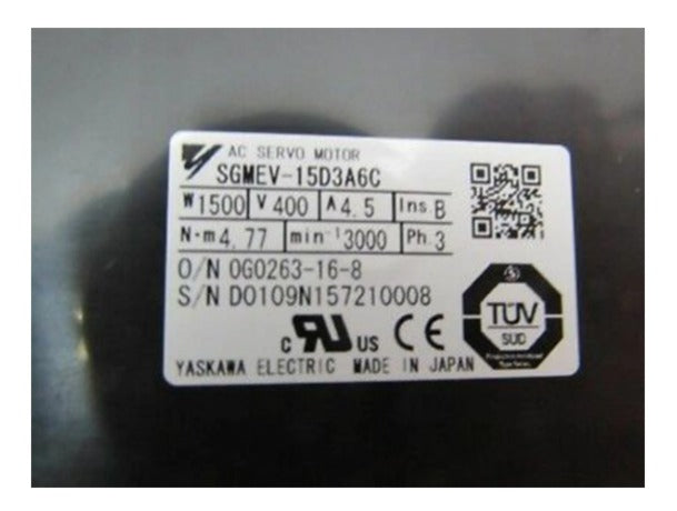 Yaskawa Servo Motor SGMEV-15D3A6C