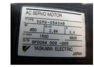 Yaskawa Servo Motor SGMG-05ASAB