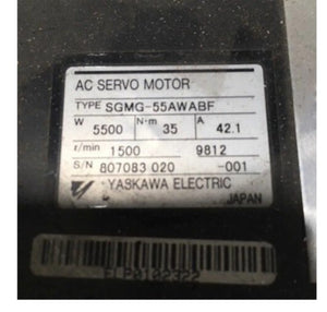 Yaskawa Servo Motor SGMG-55AWABF