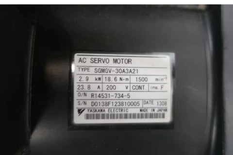 Yaskawa Servo Motor SGMGV-30A3A21