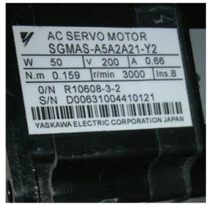 Yaskawa Servo Motor SGMAS-A5A2A21-Y2