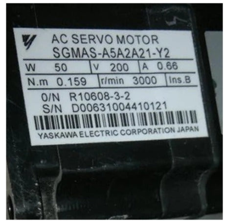 Yaskawa Servo Motor SGMAS-A5A2A21-Y2