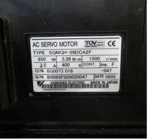 Yaskawa Servo Motor SGMGH-09DCA2F