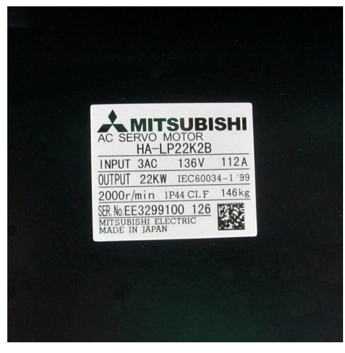 Mitsubishi Servo Motor HA-LP22K2B