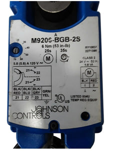 Johnson Controls Actuator M9206-BGB-2S