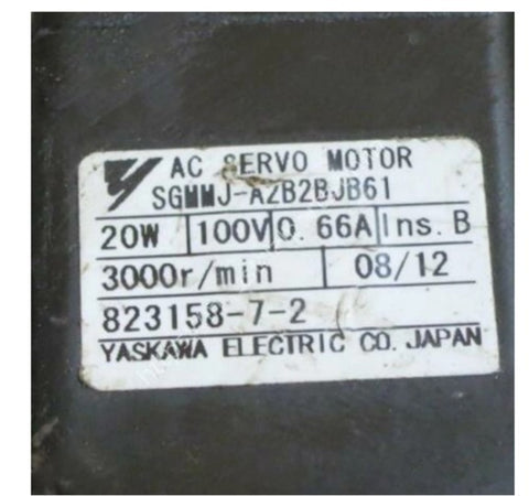 Yaskawa Servo Motor SGMMJ-A2B2BJB61