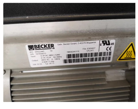 BECKER FAN 05422440 14