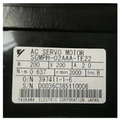 Yaskawa Servo Motor SGMPH-02AAA-TE22