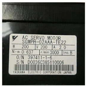 Yaskawa Servo Motor SGMPH-02AAA-TE22