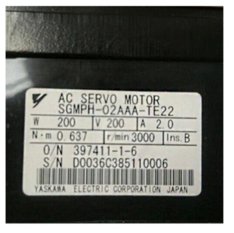 Yaskawa Servo Motor SGMPH-02AAA-TE22