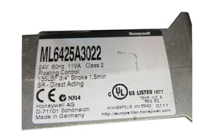 Honeywell Actuator ML6425A3022
