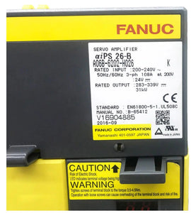 Ventiladoruc Servoaccionamiento A06B-6202-H026