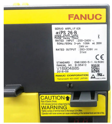 Ventiladoruc Servoaccionamiento A06B-6202-H026