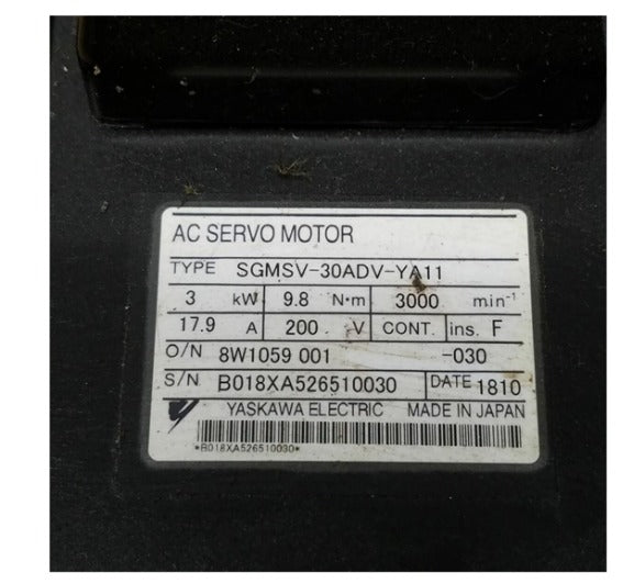 Yaskawa Servo Motor SGMSV-30ADV-YA11