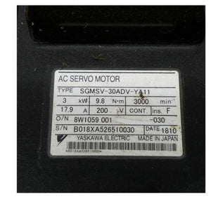 Yaskawa Servo Motor SGMSV-30ADV-YA11