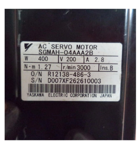 Yaskawa Servo Motor SGMAH-04AAA2B