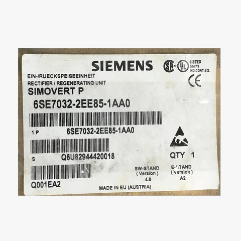 SIEMENS Servoaccionamiento 6SE7032-2EE85-1AA0