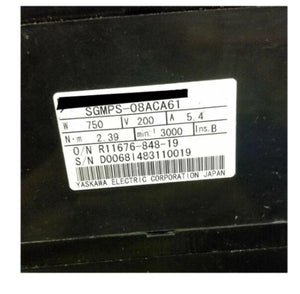 Yaskawa Servo Motor SGMPS-08ACA61