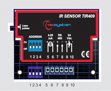TECSYSTEM Temperature control of resin-encapsulated and dry-type MV transformers NT935-IR AD+TIR409