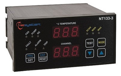 TECSYSTEM Temperature control of power oil and hermetic transformers NT133-3